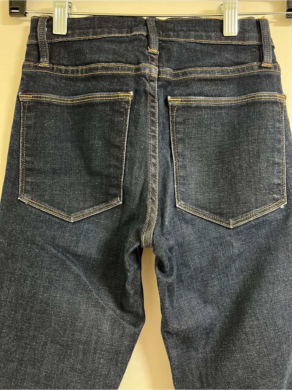 FRAME Le High Skinny High Waist Jeans - Dark Indigo size 24 - Picture 7 of 14